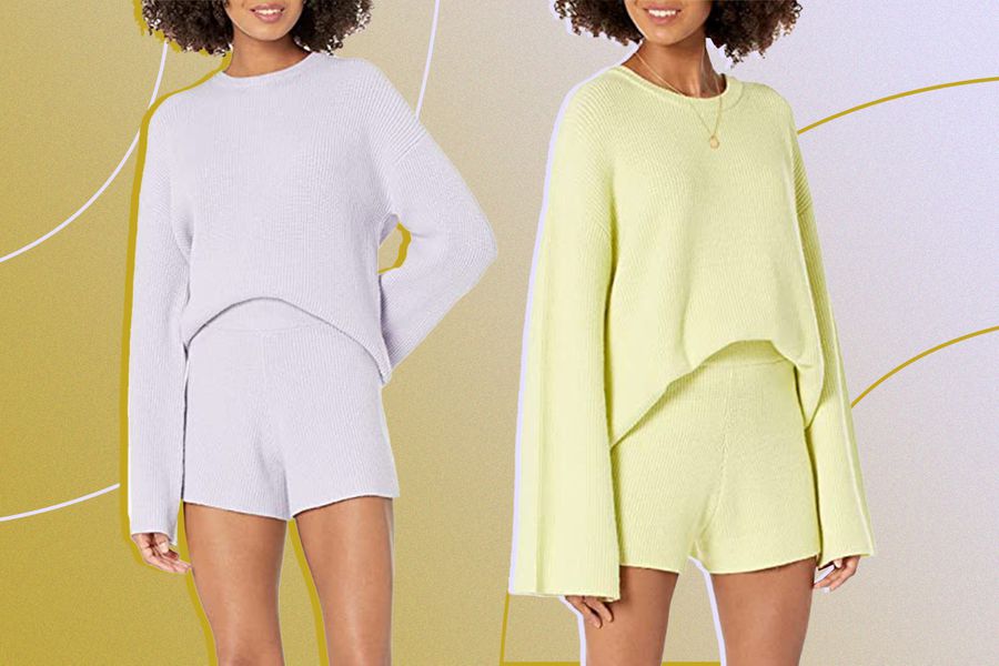 I can’t stop wearing this cute and comfortable transition lounge suit from Amazon